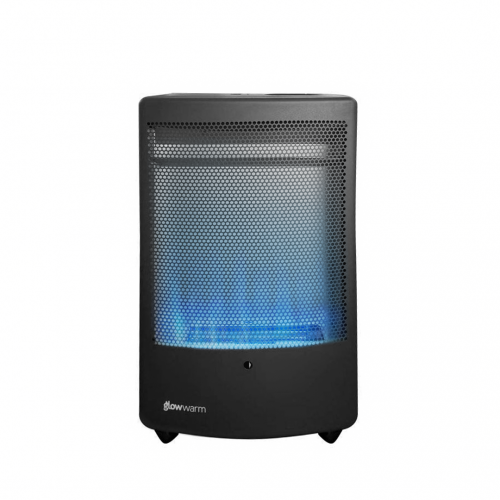 Glow Warm Blue Flame Portable Gas Cabinet Heater - BBQ Gas London (UK)